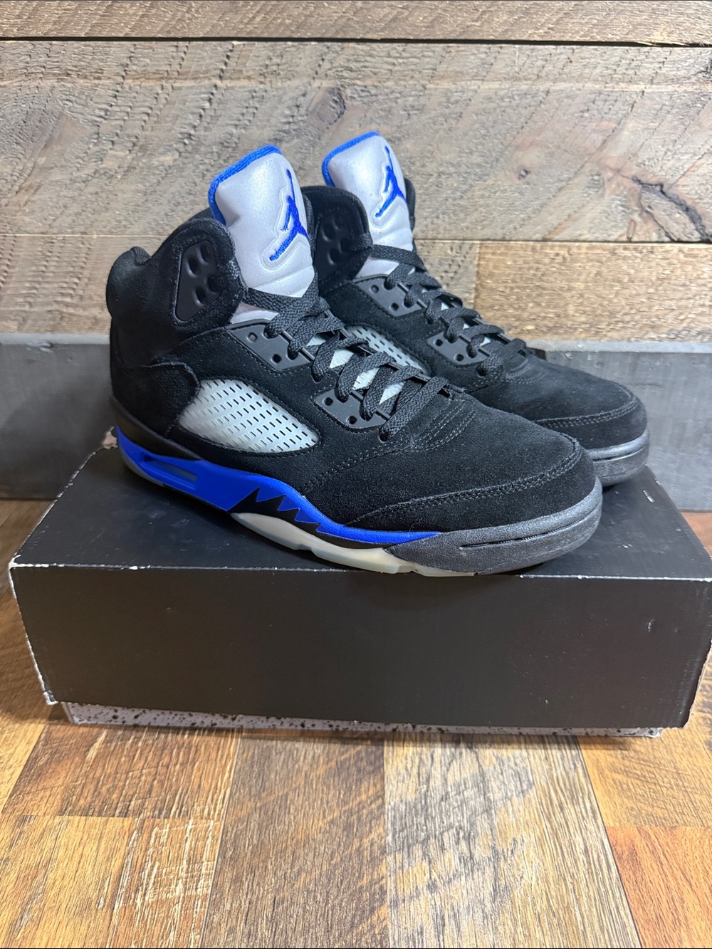 Air Jordan 5 Retro Racer Blue Black CT4838-004 Men’s Size 8